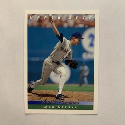 1993 Upper Deck #338 Erik Hanson Seattle Mariners Baseball Card - Image 1 of 2