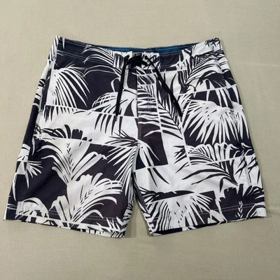 Мужские плавки Reyn Spooner 38 серые шорты на шнурке цветочный тропический - Изображение 1 из 4