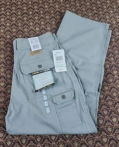 Cabelas 7 Pocket Hiker Cargo Pants Women Size 8 Stretch Straight Leg 29x32 - Picture 1 of 11