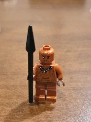 Lego Indiana Jones Minifigure Ugha Warrior w/o Hair iaj016 7627 - Image 1 of 3