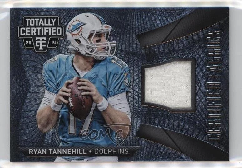 2014 Panini Totally Certified Certified Fabrics Ryan Tannehill #CF-RT - Image 1 of 2