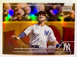 Topps Stadium Club 2022 cromo #161 Aaron Judge refractor Yankees MVP SP - Imagen 1 de 2