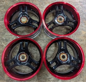 JDM Super ADVAN "SA3R" 17inch 114.3×4H Set4 Wheels japan Racing Classic - Picture 1 of 10