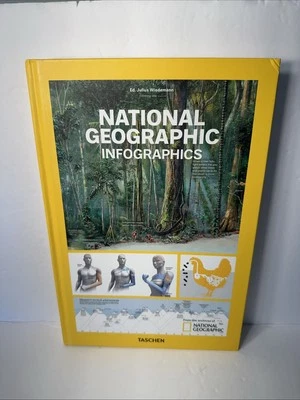 National Geographic Infographics by Julius Wiedemann (Hardcover, 2019) - Image 1 of 4
