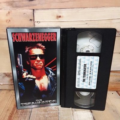 The Terminator VHS Used Arnold Schwarzenegger Sci Fi Action - Image 1 of 4