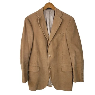 Blazer Lands' End masculino tamanho 40R veludo esporte marrom bronzeado 40 regular  - Imagem 1 de 4