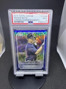 2015 Topps Chrome - Commencements Mookie Betts #COM-8 PSA 9 - Picture 1 of 2