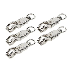 5 Stück Panik Druckknöpfe Schnellspannclips Pferdesnaps für Motorradpeitschen - Bild 1 von 6