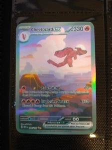 Tarjeta ACG - Charizard Cheetozard ex - Tarjeta holográfica personalizada Fan Art Pokémon - Imagen 1 de 2