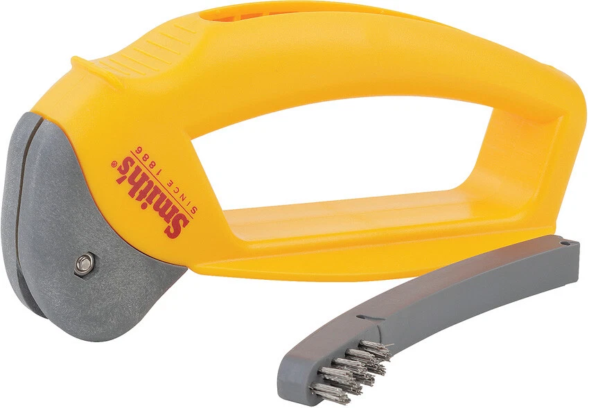 Smith's Sharpeners Yellow/Gray Machete/Axe Knife Sharpener 50523