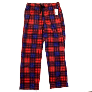 Men's Sonoma Goods For Life Microfleece Pajama Lounge Pants - Red Blue - M - Picture 1 of 3