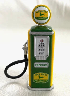 JOHN DEERE GAS Fuel PUMP 1950's Style GearBox Toys FARM Tokheim DIE CAST METAL - Image 1 of 4