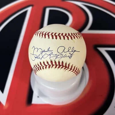 Mel Allen Phil Rizzuto Signed New York Yankees Autographed Baseball JSA COA - Image 1 of 4