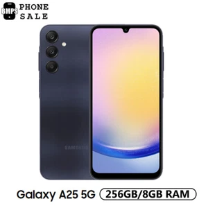 Samsung Galaxy A25 5G 256GB 8GB RAM SM-A256E/DSN Unlocked AU Stock - Picture 1 of 6