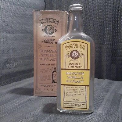 Vintage Watkins Bottle Double Strength 1868 Reproduction with box - Image 1 of 4