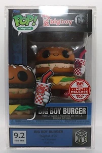 Funko Pop! digital Big Boy Burger #07 LE1500 GRADED 9.2! - Picture 1 of 5