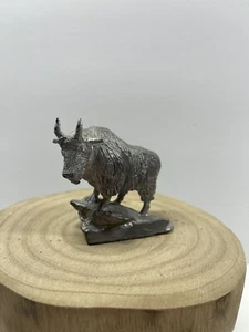 Vintage Pewter Metal Mountain Goat Figure - Bild 1 von 9