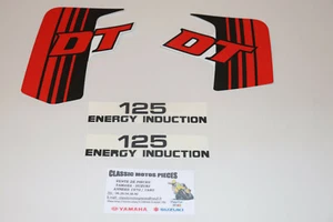 125 DTLC YAMAHA ANNEE 1983 TYPE 10V EMBLEME COMPATIBLE RESERVOIR+CACHES - Picture 1 of 1