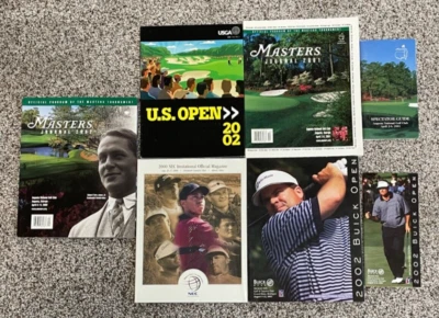 LOTE DE 5 PROGRAMAS PGA TIGER WON (2) MASTERS, US OPEN, NEC, BUICK OPEN GOLF Foto 1 de 4