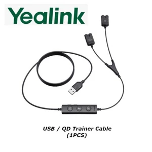 1 Yealink USB QD Trainer Cable Training for YHS Headsets 1300084 - Picture 1 of 2