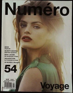 NUMERO #54 June / July 2004 Voyage ISABELLI FONTANA Louise Pedersen ERIN WASSON - Picture 1 of 18