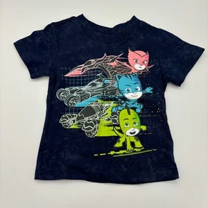 Pj Masks Toddler Boys Blue Catboy Owlette Gekko Character Graphic T-Shirt, 12m - Picture 1 of 3