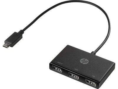Hub HP USB-C a 3X USB Z6A00A hub USB multiporta MULTIPRESA SDOPPIATORE CIABATTA - Immagine 1 di 3