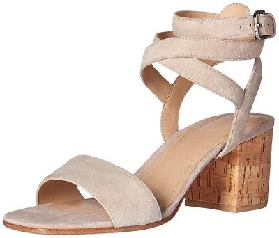 Sandalia de vestir de gamuza arena para mujer Pour La Victoire Amana 160483 talla 8,5 M Foto 1 de 4