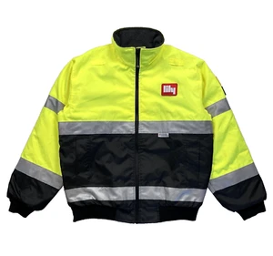 Charles River Apparel 3M Jacket Mens L Scotchlite Reflective Material Zip-Up - Picture 1 of 5