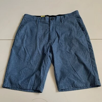 Volcom Active H2o Chino Shorts Men's Size 30 Blue Polyester - Mint Condition - Image 1 of 4