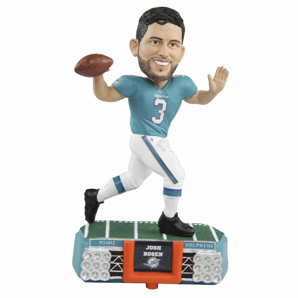 Josh Rosen Miami Dolphins Stadium Lights Special Edition Bobblehead NFL - Image 1 of 1