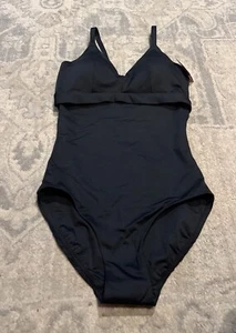 New Spanx Swimsuit Womens Classic Swim One Piece Black 50129R Size XS - Picture 1 of 7