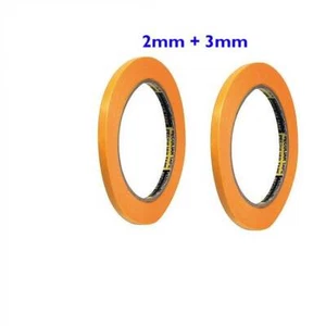 Maskierband - Abklebeband flexibel - 2 + 3mm breit, je 9m - NEU - Bild 1 von 1
