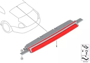 🚚Rolls Royce Dawn High Mount Brake Light - Picture 1 of 2
