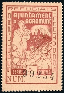 Lérida - Guerra Civil - Em. Local Republicana - Agramunt - Allpeuz (*) 1 - Bild 1 von 1