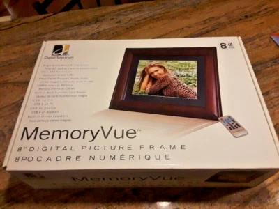 Digital Spectrum - MemoryVue - (8") Digital Picture Photo Frame - MV-800 Plus - Image 1 of 4