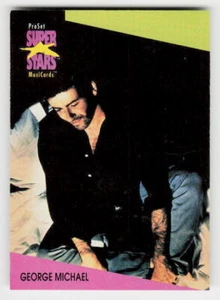 Juego profesional de tarjetas musicales SuperStars 1991 #78 George Michael - Imagen 1 de 2