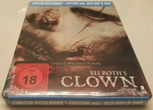 Eli Roth's Clown STEELBOOK (Blu-ray/DVD, Germany) #336/1000 ONLY 1,000 MADE - Picture 1 of 9