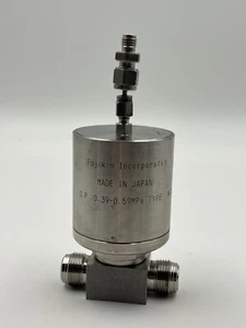 FUJIKIN INCORPORATED O.P. 0.39-059MPA TYPE N.C. METAL VALVE - Picture 1 of 4