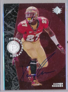 XAVIER RHODES - 2013 SP Authentic Rookie SP 1996 Premier Press Proof Holo AUTO - Picture 1 of 2