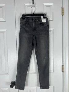 NWT Zara Childs Super Elastic Black Adjustable Waist Jeans Size 13/14 - Picture 1 of 4