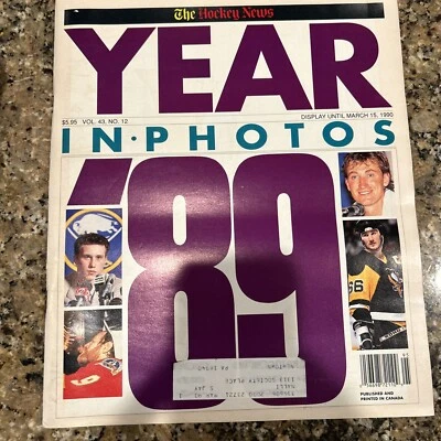 Revista The Hockey News 1989 año en fotos Foto 1 de 2
