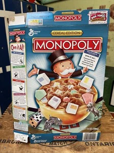 Cereal Monopoly 2003 vintage 14 oz caja vacía plana - Imagen 1 de 2