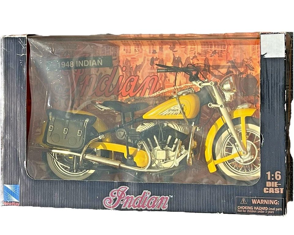 Road Rider Collection 1948 Indian Motorcycle 1 6 Scale