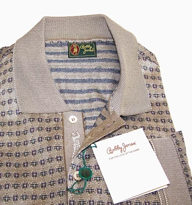 Bobby Jones Polo Golf Camisa Italia 2XL Manga Corta Nuevo $165 (*) Foto 1 de 4