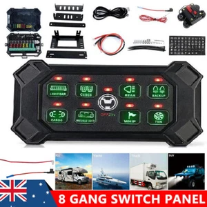 POVTOR Wireless 8 Gang Switch Panel, Remote Control Switch Pod 12V - Picture 1 of 9