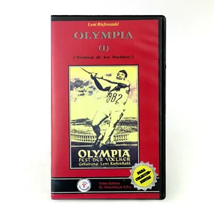 OLYMPIA I Leni Riefenstahl 1938 Tobis Filmkunst DOCUMENTAL SPORT BERLIN 1936 VHS - Imagen 1 de 2
