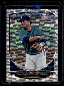 2013 Bowman Draft Picks & Prospects silver ice D.J. Peterson Seattle Mariners