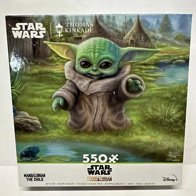 Thomas Kinkade - Rompecabezas - Star Wars Mandalorian - Grogu, Baby Yoda Usado Foto 1 de 4