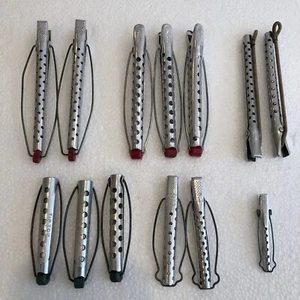 Vintage Aluminum Hair Curlers Survivors from MidCentury 2”-4” - Picture 1 of 7